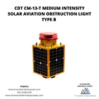 Lampu Obstruksi CDT CM-13-T Medium Intensity Solar Aviation Obstruction Light Type B 1