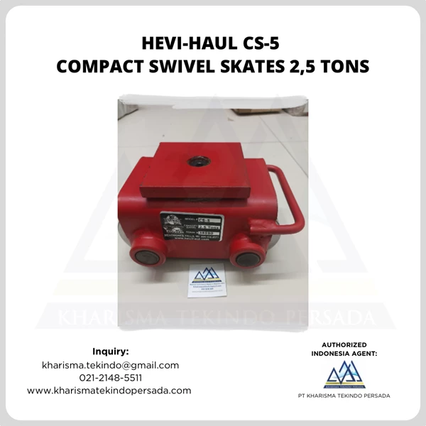 Compact Swivel Skates HEVI-HAUL CS-5 Kapasitas 2.5 Ton