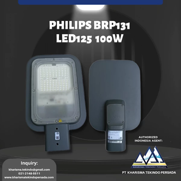 Lampu Jalan Philips BRP131 LED125 100W 220-240V