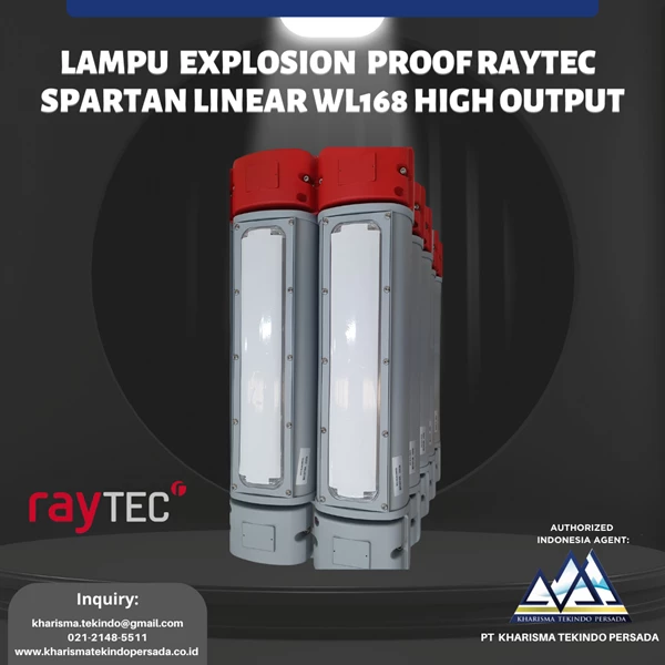 Lampu  explosion  proof RAYTEC  SPARTAN LINEAR WL168 HIGH OUTPUT