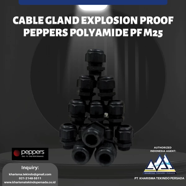 CABLE GLAND EXPLOSION PROOF PEPPERS POLYAMIDE PF M25