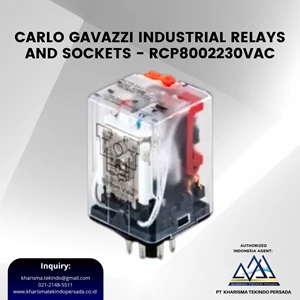 Carlo Gavazzi Industrial Relays and Sockets - RCP8002230VAC