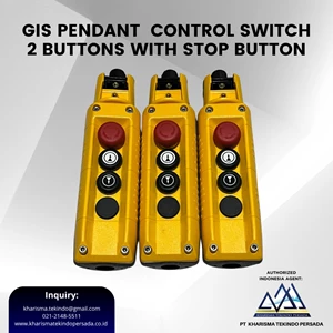 GIS Pendant  Control Switch 2 Buttons with Stop Button
