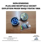 NON-SPARKING PLUG AND RECEPTACLE SOCKET EXPLOTION PROOF BAOJI YOUTAI 100A/500V 4